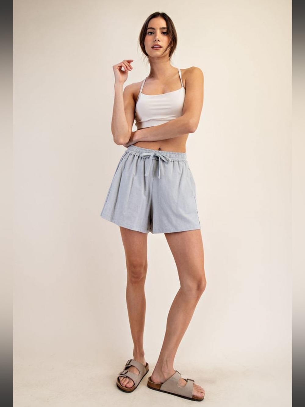 NWT RAE MODE COTTON SLUB SHORTS